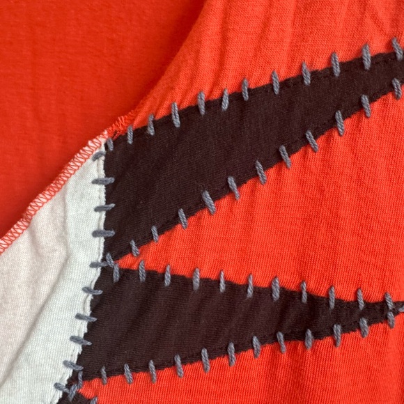 SYNERGY Organic Embroidered Sunburst Hoodie Dress - Picture 7 of 13